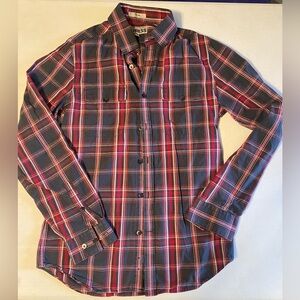 Express Red Plaid Shirt size men xsmall